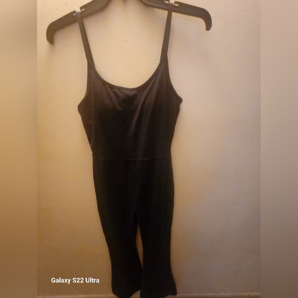 Yogalicious Lux Scarlett Flare Jumpsuit - Black